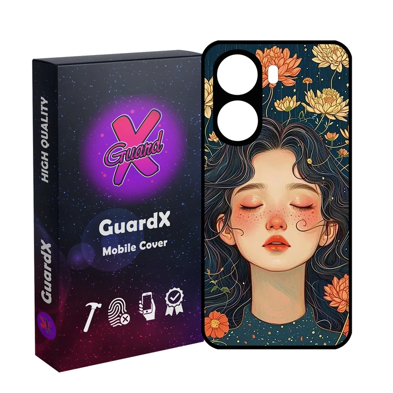 کاور گارد ایکس طرح دخترونه مدل 10770 مناسب برای گوشی موبایل شیائومی Poco X7 Pro