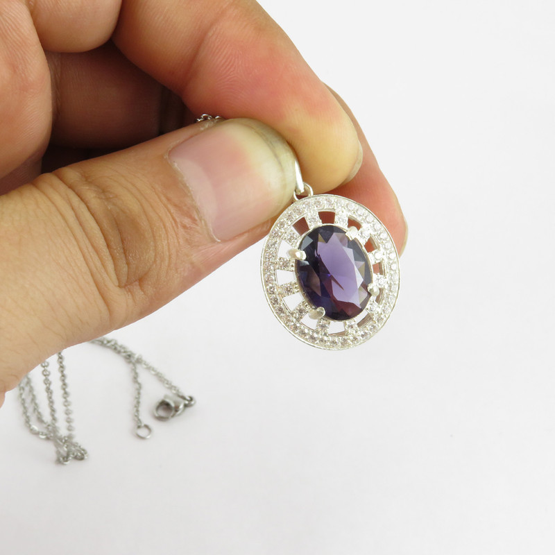 گردنبند نقره زنانه مدل AV176N-S14 C4