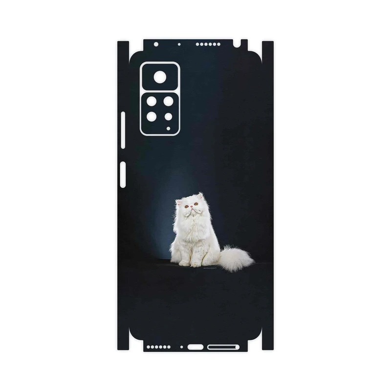 برچسب پوششی ماهوت مدل Persian_cat-FullSkin مناسب برای گوشی موبایل شیائومی Redmi Note 11 Pro Plus 5G (India)