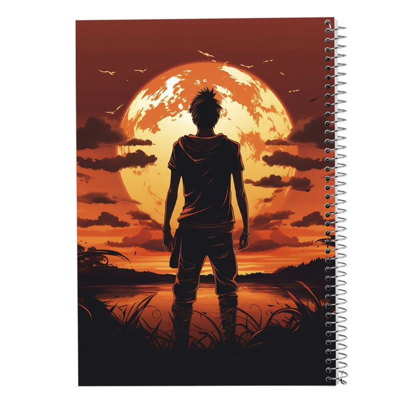 دفتر شطرنجی 50 برگ مدوپد مدل Naroto کد DF11270