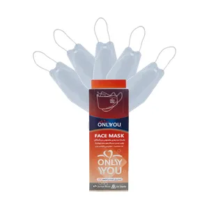 ماسک تنفسی اونلی یو مدل LightBlue-01 بسته 25 عددی