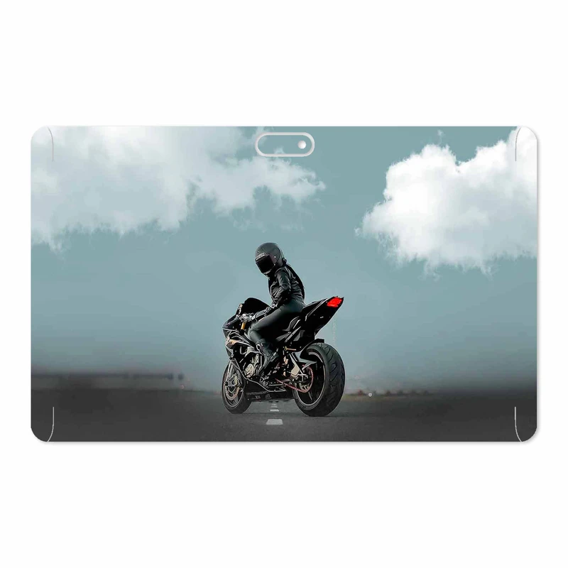 برچسب پوششی ماهوت مدل Motorcycling مناسب برای تبلت جی ال ایکس W11 Plus