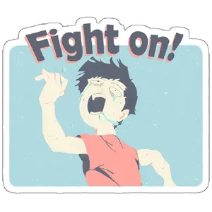 استیکر مدل Fight on Mob