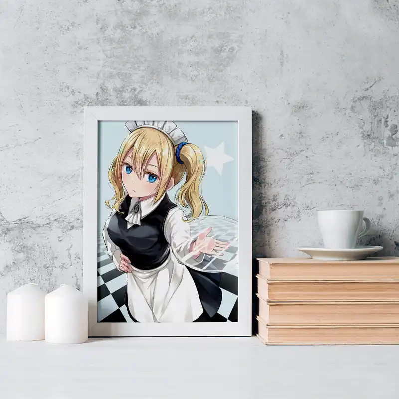 تابلو خندالو مدل هایاساکا انیمه کاگویا ساما کد 15986