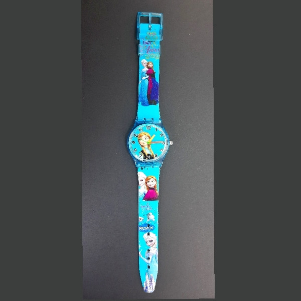 ساعت مچی عقربه ای دخترانه مدل Elsa Anna ساعت مچی عقربه ای دخترانه مدل Elsa Anna