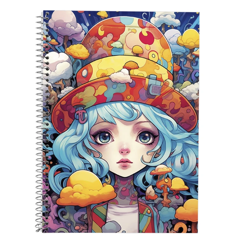 دفتر زبان 50 برگ مدوپد مدل سه خط طرح ریک اند مورتی rick&morty کد DF10821