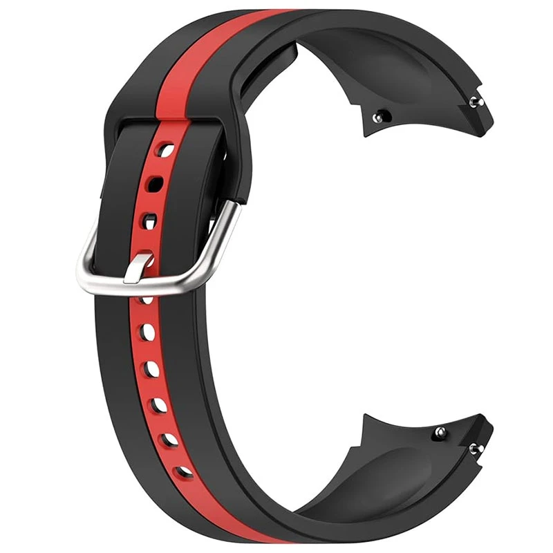 بند انتک مدل Silicone 2C SGK Fit مناسب برای ساعت هوشمند سامسونگ Galaxy Watch 4/5/6/7/FE سایز 40/43/44/46/47 میلی متری