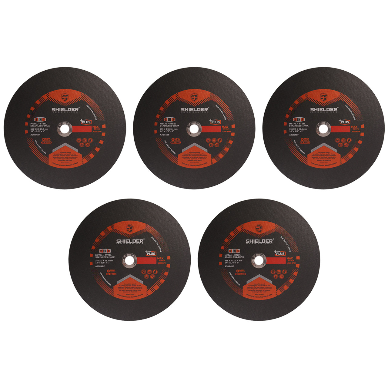 صفحه سنگ پرفیل‌بر شیلدر مدل SH3553-5 بسته 5 عددی