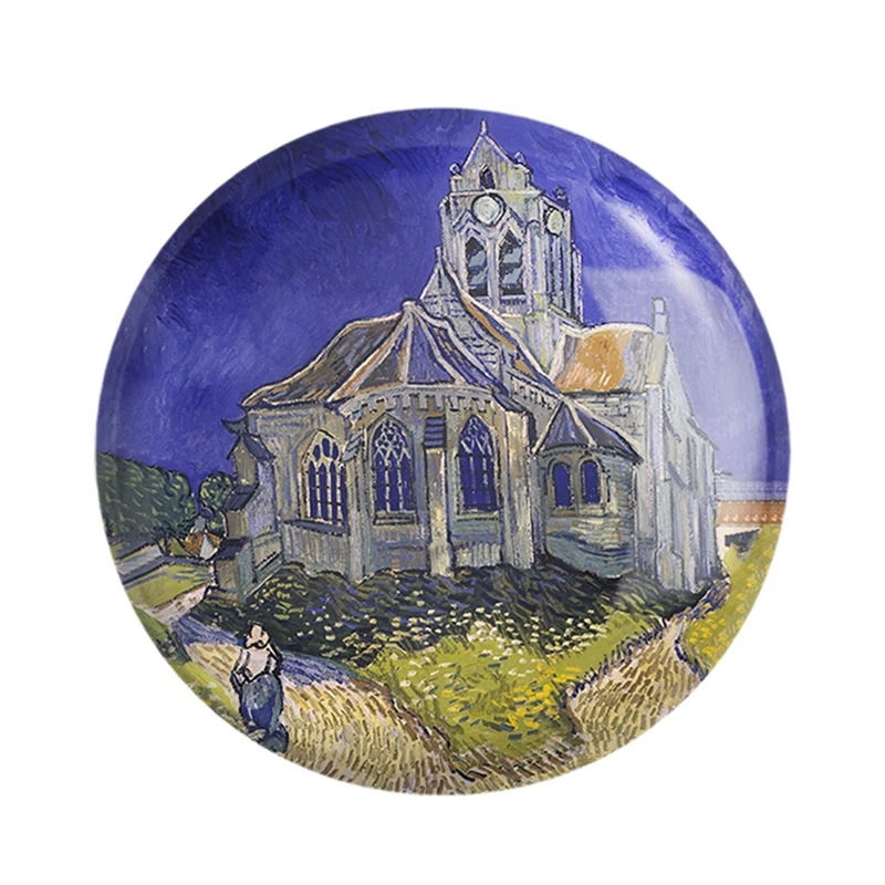 مگنت خندالو مدل کلیسای اوور ونسان ونگوگ (Van Gogh) کد 36827