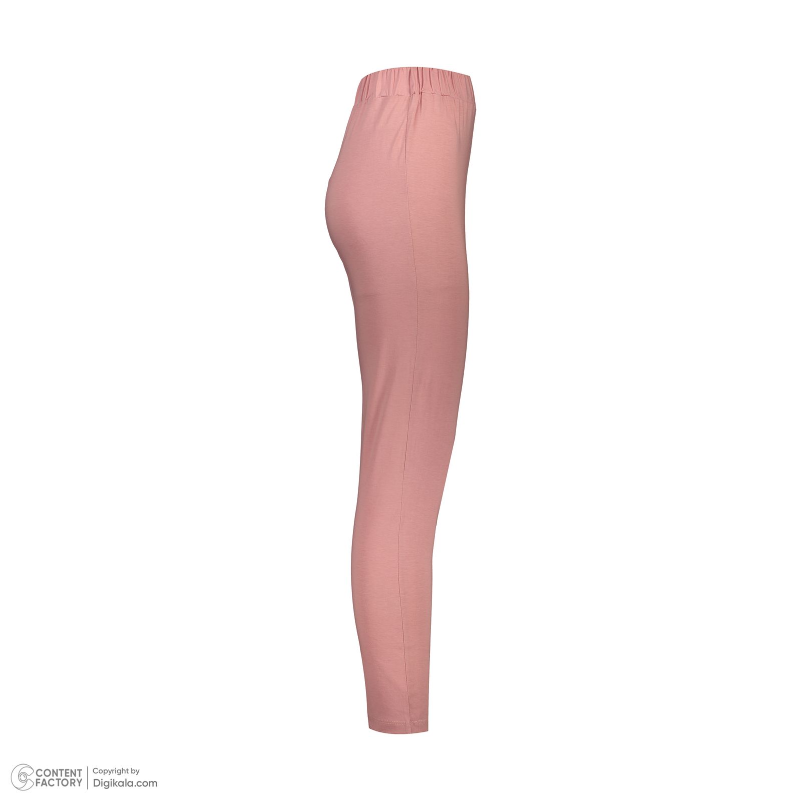 ست تی شرت آستین کوتاه و شلوار زنانه مادر مدل Rebecca رنگ صورتی -  - 3