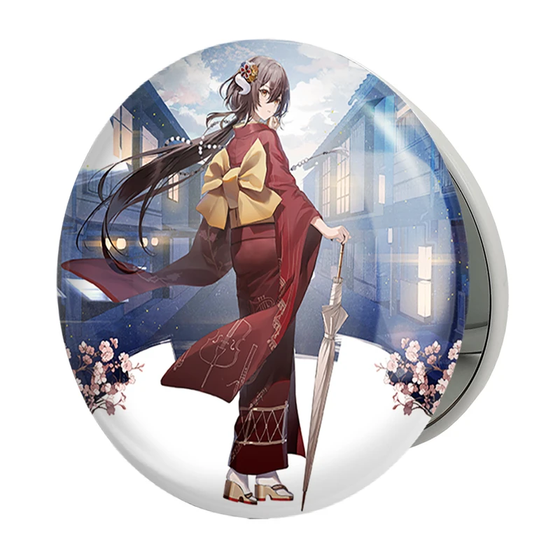 آینه جیبی خندالو طرح بازی آزور لین (Azur Lane) مدل تاشو کد 34228