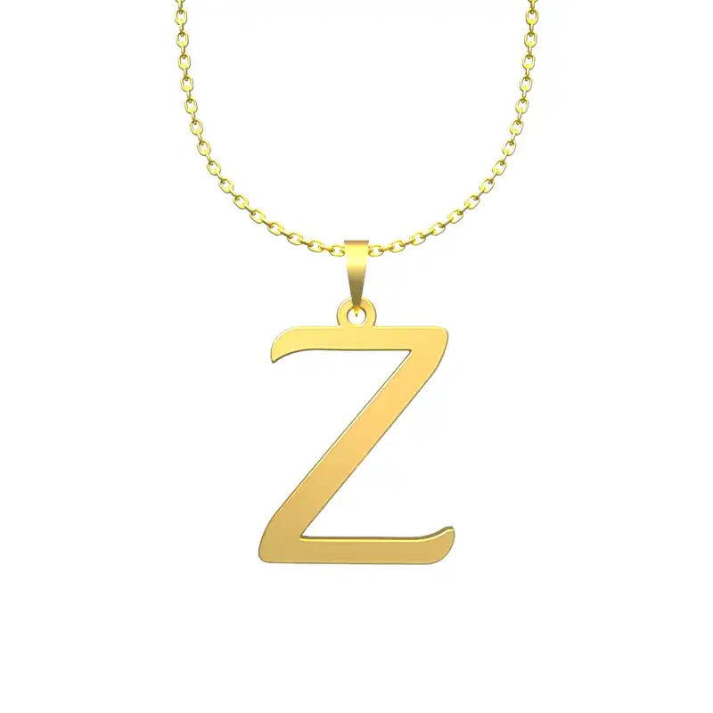گردنبند طلا 18 عیار زنانه مدوپد مدل حرف Z کد H3-1-1338