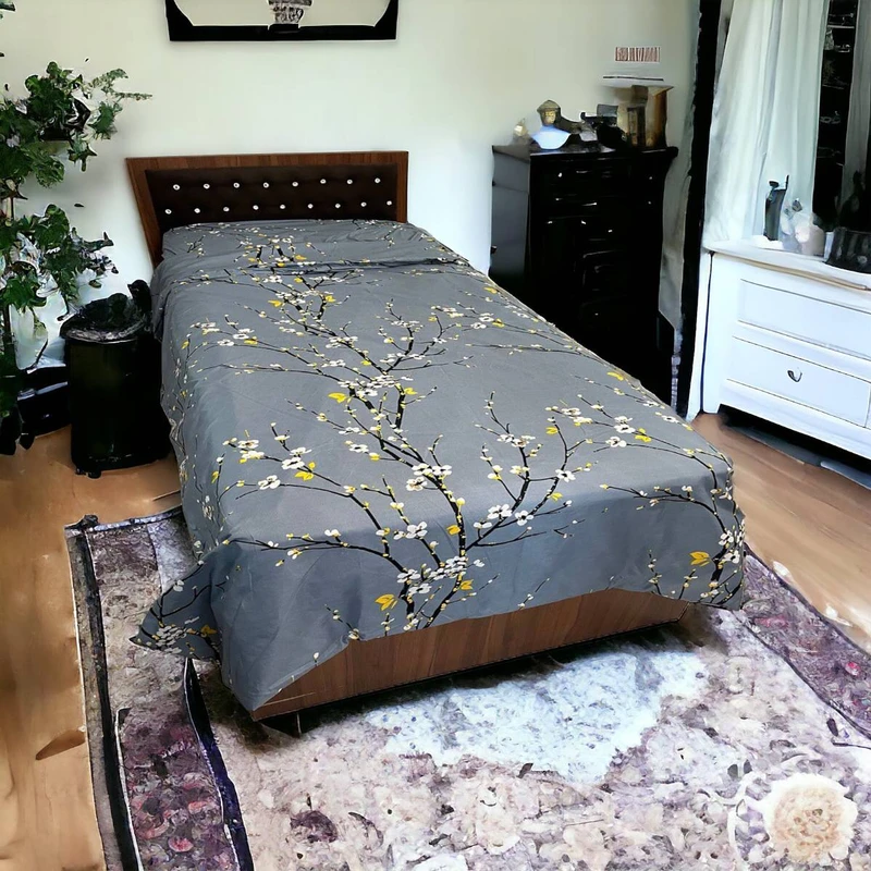 سرویس روتختی مدل زنبق 1 نفره 3 تکه