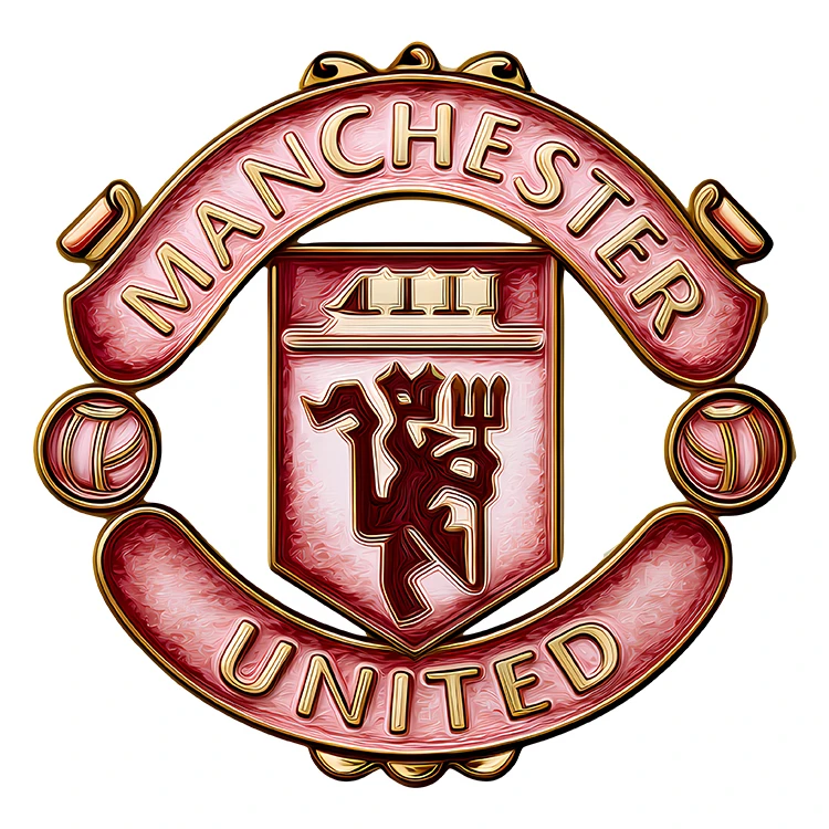 استیکر پارچه و لباس پاد آفرین مدل ورزشی فوتبال منچستریونایتد کد S5548