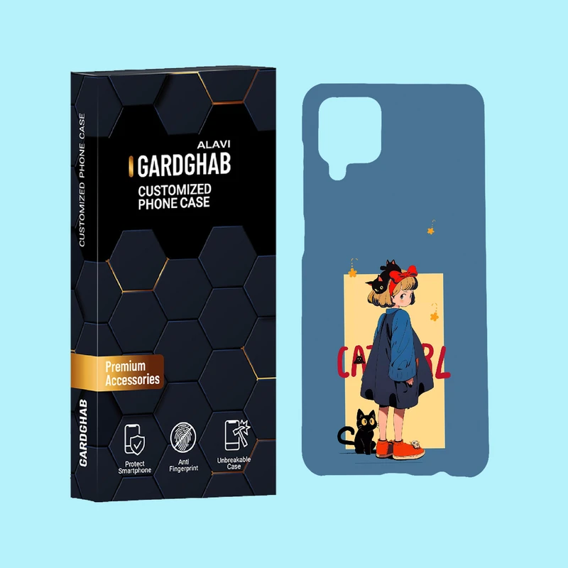 کاور گارد قاب علوی مدل دخترانه مناسب برای گوشی موبایل سامسونگ Galaxy A12