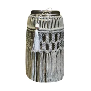 گلدان بافتنی مدل مکرمه