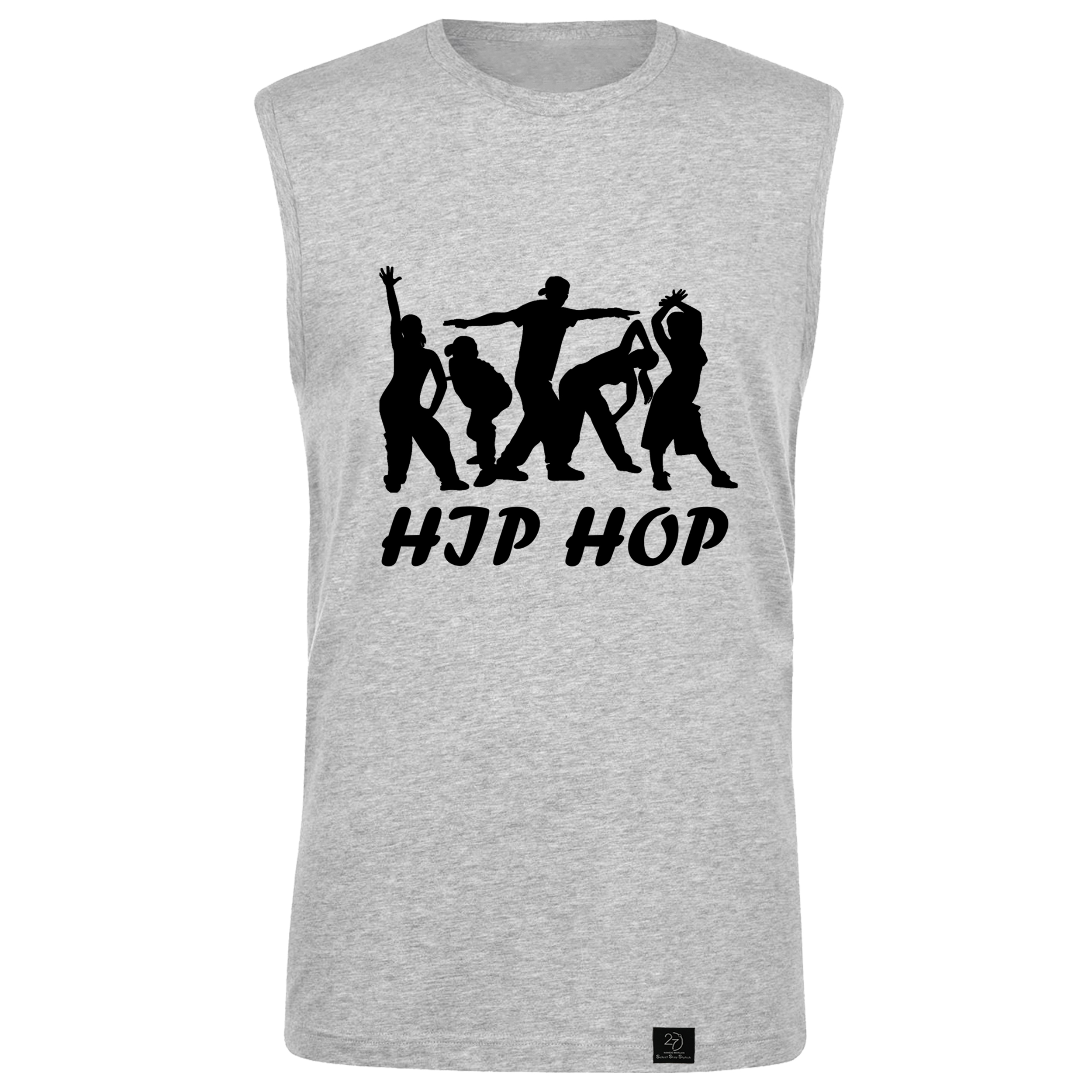 تاپ مردانه 27 مدل HIP HOP کد H12 رنگ طوسی 