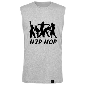 تاپ مردانه 27 مدل HIP HOP کد H12 رنگ طوسی 