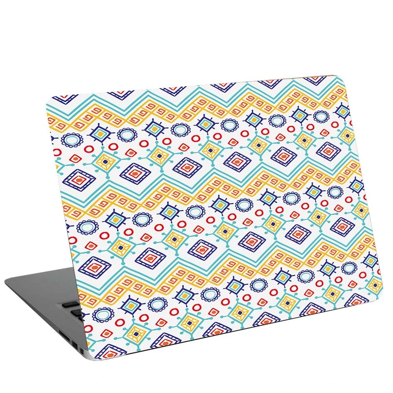 استیکر لپ تاپ طرح Boho Pattern With Hippie Style کد C-237 مناسب برای لپ تاپ 15.6 اینچ