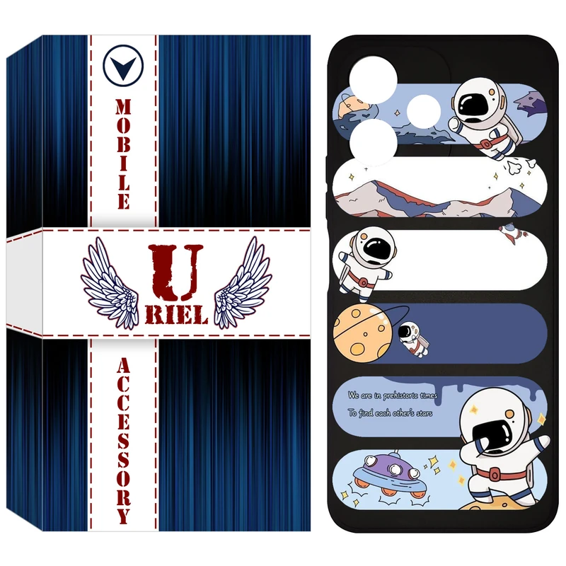 کاور یوریل مدل KSH کد 30 طرح کهکشان مناسب برای گوشی موبایل شیائومی Poco M6 Pro 5G