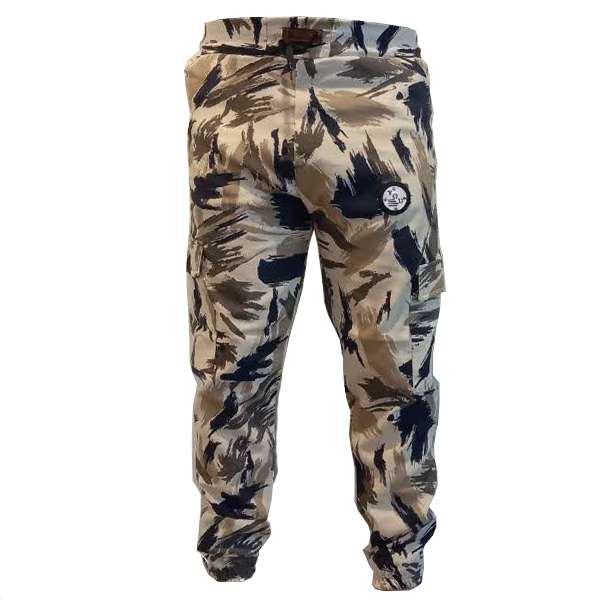 شلوار مردانه پنبه شکار مهر مدل اسلش طرح چریکی K1