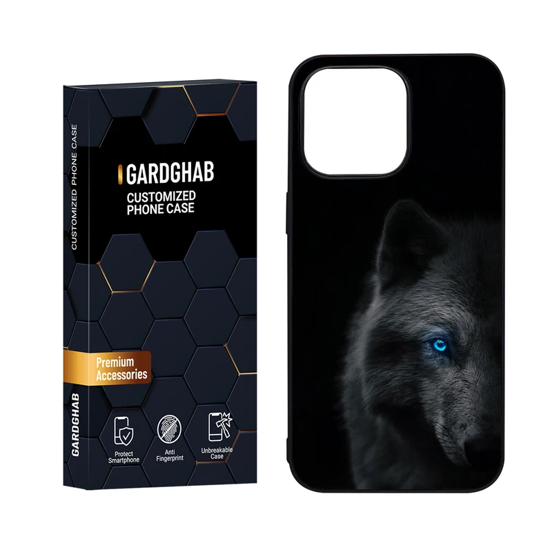 کاور گارد قاب مدل دور ژله ای پشت گلس پسرانه مناسب برای گوشی موبایل اپل iPhone 15 Pro Max