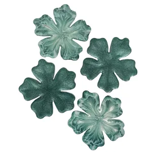 زیر لیوانی رزینی مدل گل پنج پر بسته 4 عددی