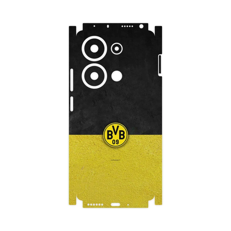 برچسب پوششی ماهوت مدل Borussia Dortmund FC-FullSkin مناسب برای گوشی موبایل شیائومی Redmi Note 13 Pro 4G
