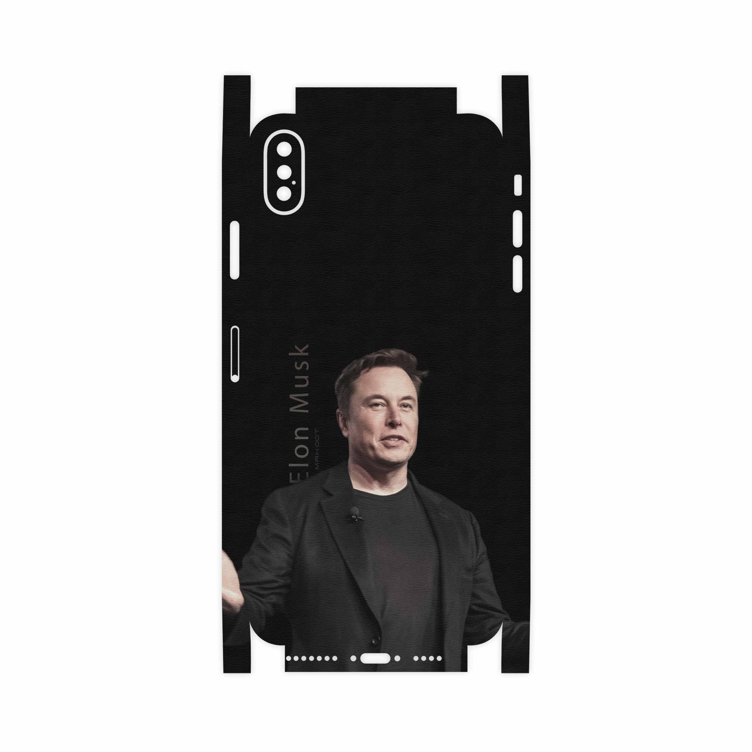 برچسب پوششی ماهوت مدل Elon Musk-FullSkin مناسب برای گوشی موبایل اپل iPhone XS Max