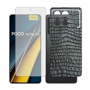 Glass Together model transparent Screen Protector Suitable for Xiaomi Poco X6 Pro Mobile Phone with Back cover sticker