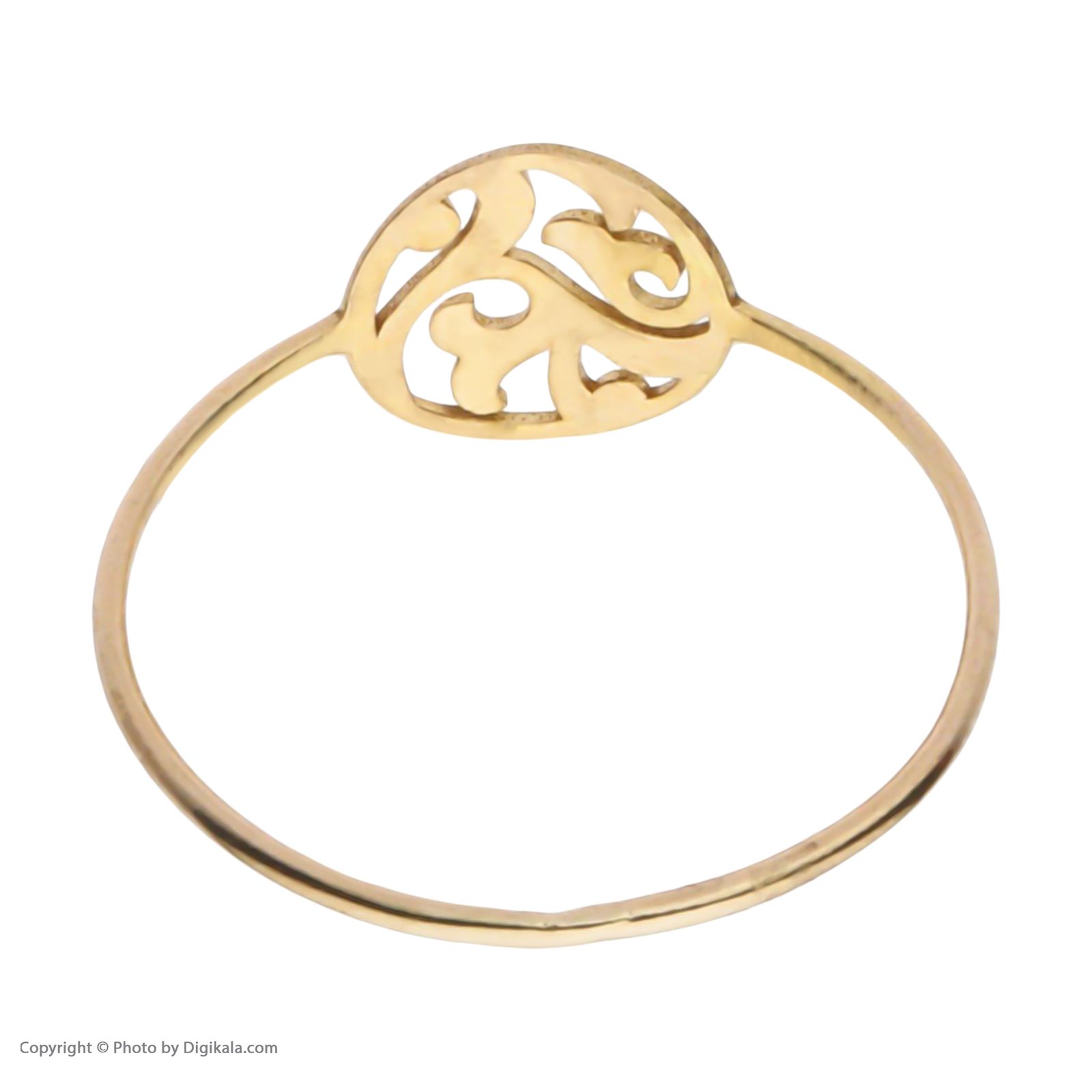 انگشتر طلا 18 عیار زنانه مایا ماهک مدل MR0901 سایز 55 -  - 4
