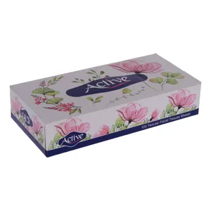 دستمال کاغذی اکتیو مدل دستمال کاغذی 100 برگ دولایه اکتیو مدل Spring