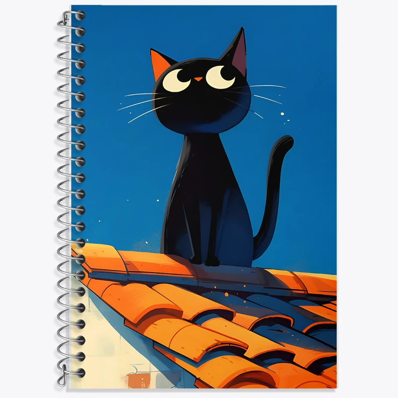 دفتر لغت 50 برگ خندالو طرح گربه بامزه کد F6570