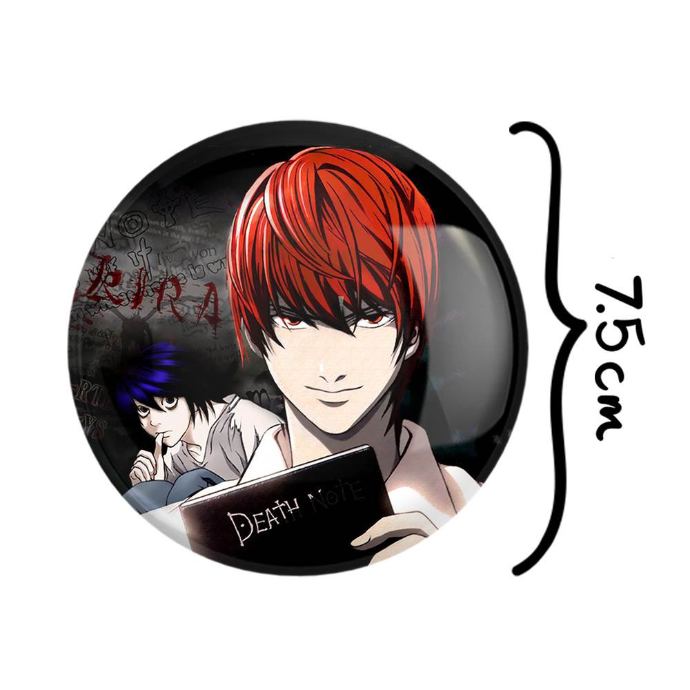 آینه جیبی خندالو مدل لایت و ال انیمه دفترچه مرگ Death Note  کد 11305