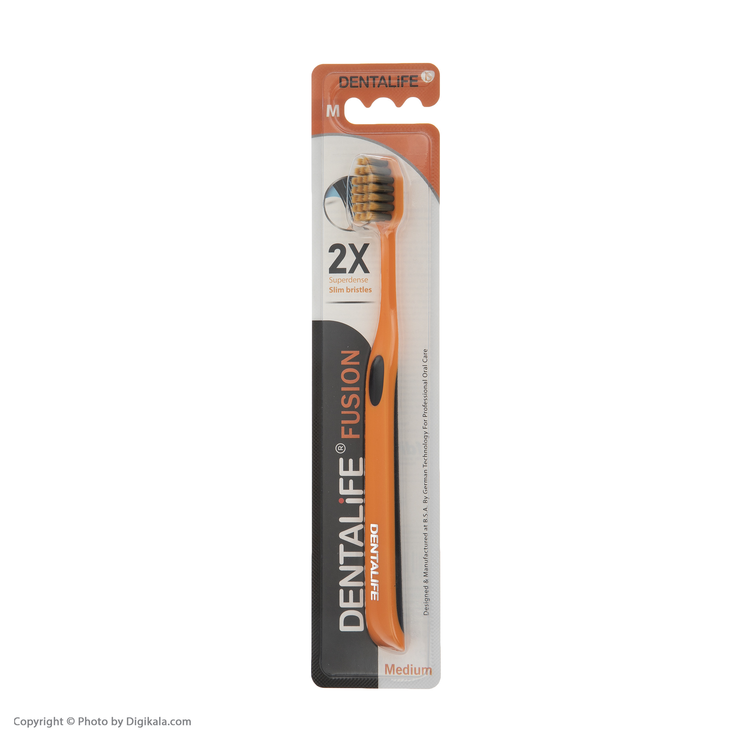 مسواک دنتالایف مدل 2X Superdense با برس متوسط مسواک دنتالایف مدل 2X Superdense با برس متوسط