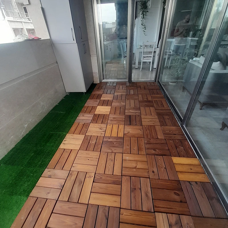 عکس شماره 5 : کفپوش مدل تایل ترموود 3 ردیفه سایز 30x30 سانتی متر