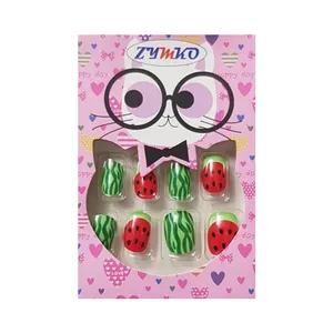 ناخن مصنوعی بچگانه زيمکو کد 1752 بسته 12 عددی
