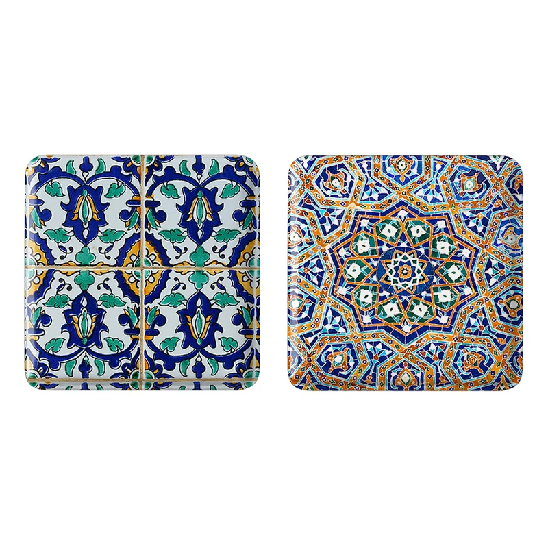 مگنت خندالو مدل کاشی کد 21862187 مجموعه 2 عددی