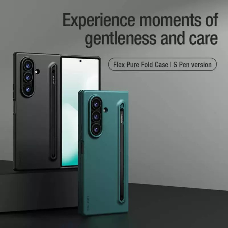 کاور نیلکین مدل Flex Pure Fold S Pen Holder مناسب برای گوشی موبایل سامسونگ Galaxy Z Fold 7