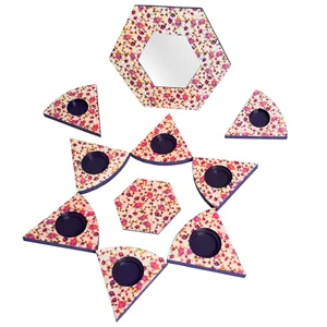 مجموعه ظروف هفت سین 10 پارچه مدل ساناز کد I05