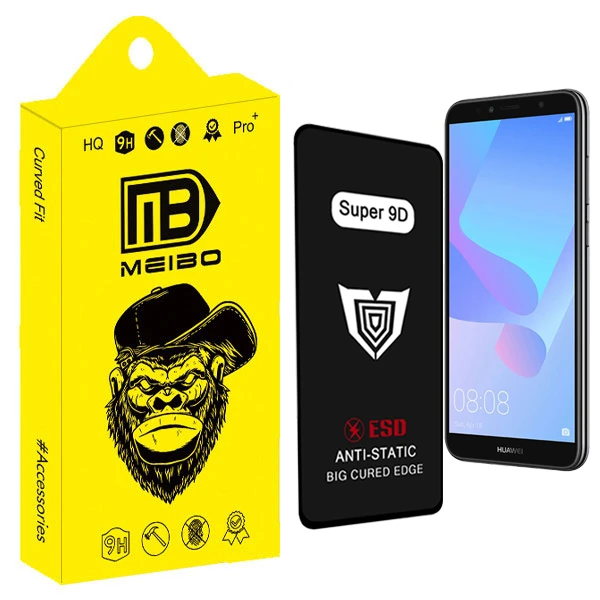 محافظ صفحه نمایش میبو مدل Super 9D Pro مناسب برای گوشی موبایل هوآوی y6 2018 / 7a