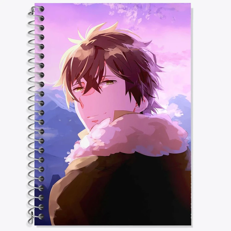 دفتر لغت 50 برگ خندالو مدل نائوفومی انیمه ظهور قهرمان سپر کد 15953