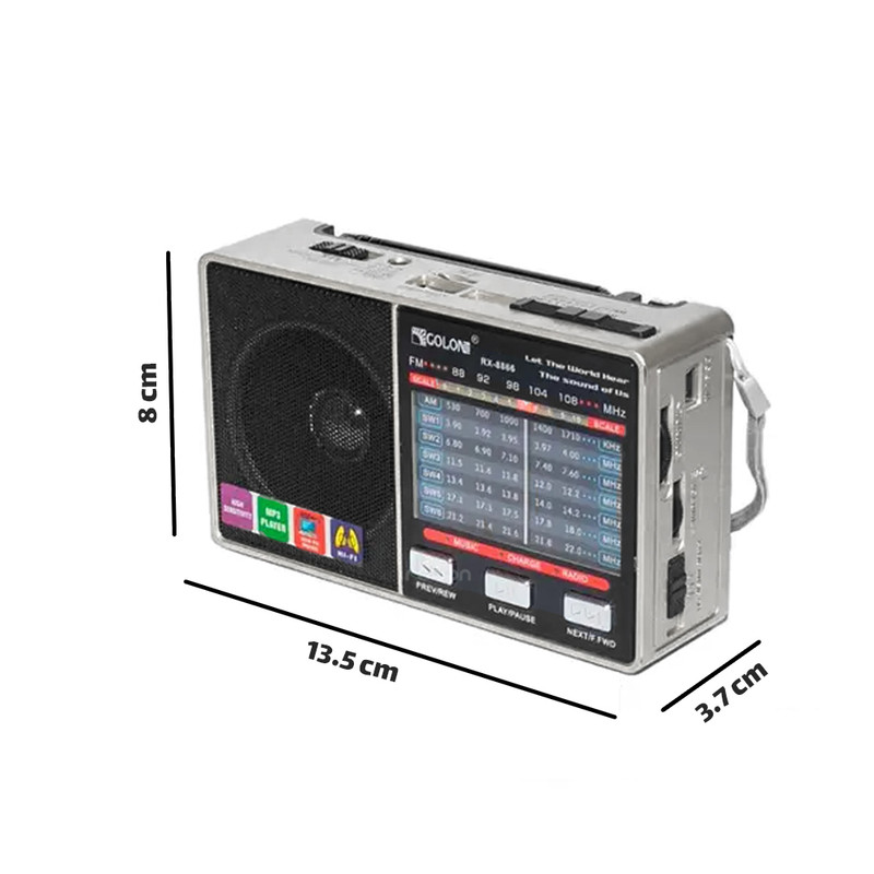 رادیو گولون مدل 8866BT-5C