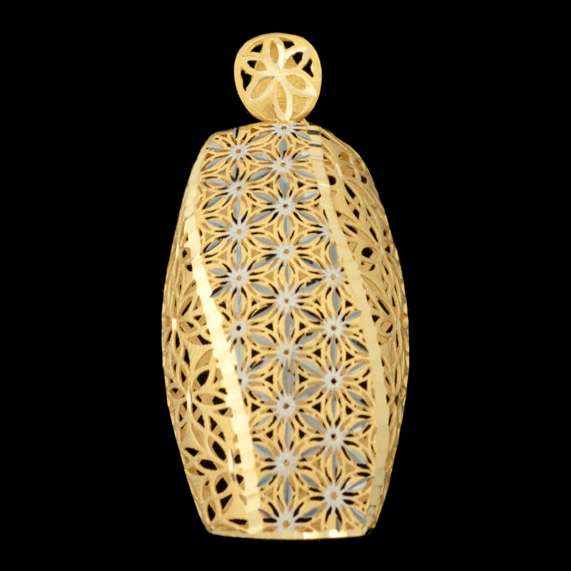 آویز گردنبند طلا 18 عیار زنانه طلای مستجابی مدل فیوژ ن آوا کد 6746