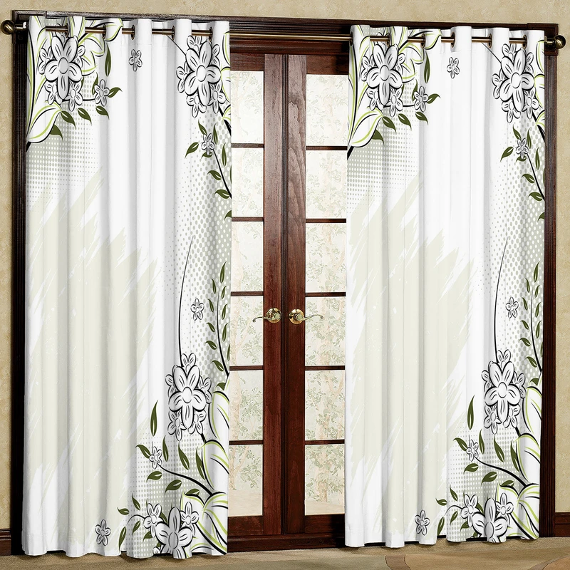 پرده مدل مخمل پانچی کد 2174T2 سایز 200x140 سانتی متر