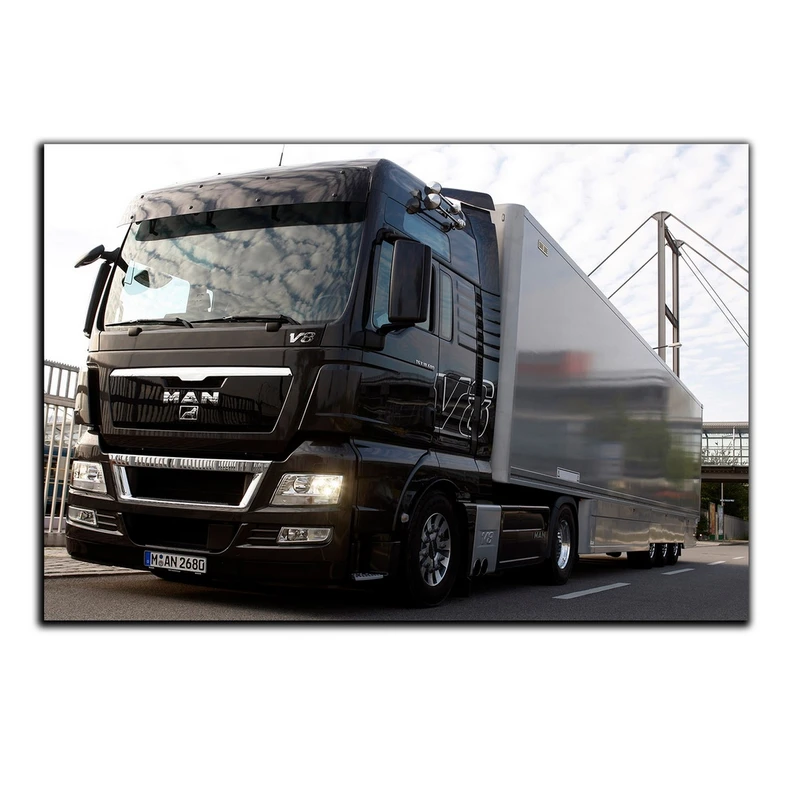 تابلو شاسی بکلیت طرح ماشین سنگین تریلی مدل SH-4840