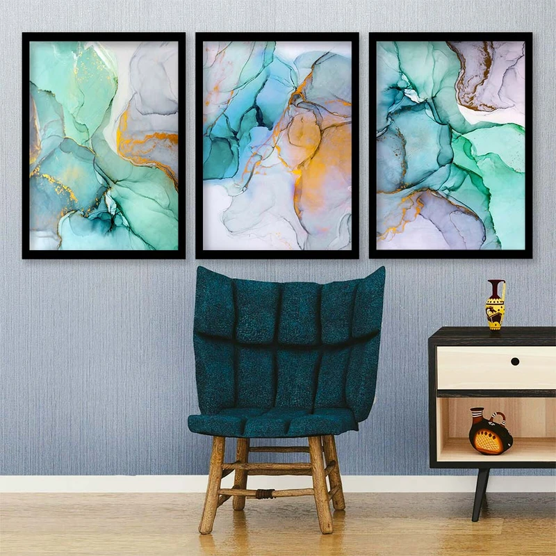 تابلو صبا طرح مدل دکوراتیو کد 246 مجموعه 3 عددی