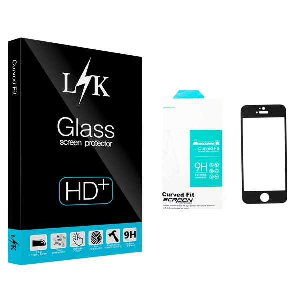 محافظ صفحه نمایش ال کی مدل +HD مناسب برای گوشی موبایل اپل iPhone 5S / SE / 5C