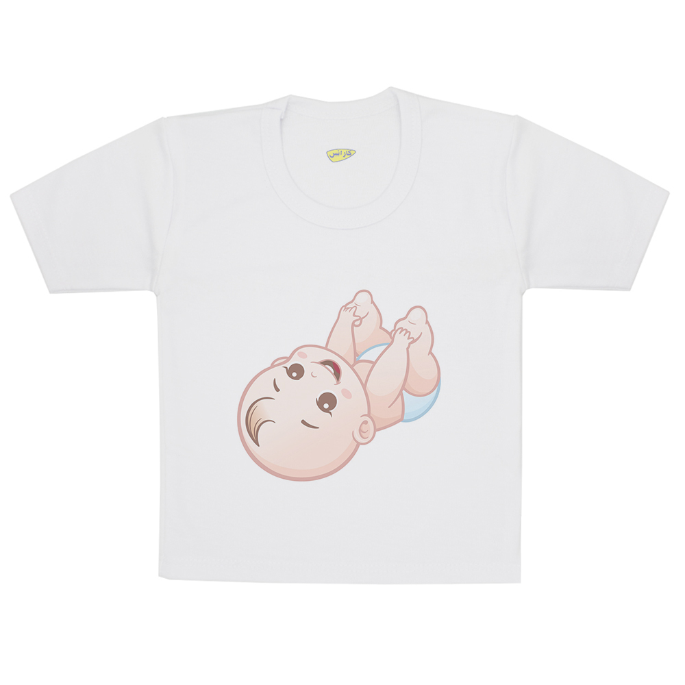 تی شرت آستین کوتاه نوزادی کارانس مدل TSB-3021