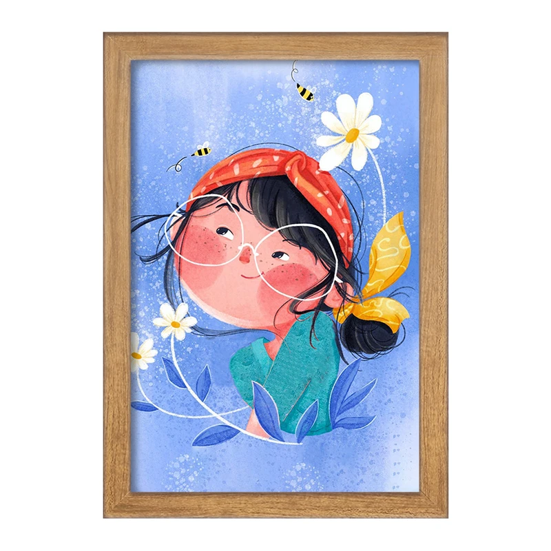 تابلو خندالو مدل دخترانه فانتزی کد 25749